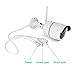 Outdoor Security IP Camera Wireless - NIANTE 720P Night Vision and Weatherproof WiFi Camera with Built in 16G SD Card, Remote Access, Motion Detection for HOM e Security Camera System