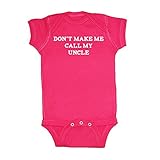 So Relative! Unisex Baby Don't Make Me Call My Uncle Bodysuit