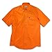 Beretta Men's Featherlight Cotton Signature Short Sleeve Shooting Shirt, Orange, X-Large