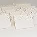 50 Gold Foil Dots Place Cards for Weddings Party Event Dinner Buffet Table Setting Name Placecards 2.5” x 3.75” Gold Foil Dotted Tent Cards