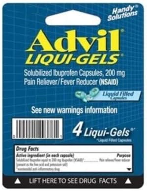 Advil Liquid Gels (Pack of 6)