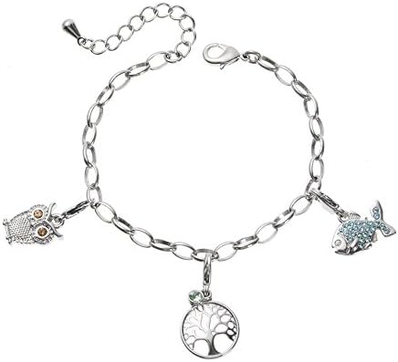 R-tiemr Removable Charm Bracelet Series Made with Crystals from Swarovski (Force of Nature)