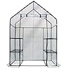 REPLACEMENT SPARE CLEAR PVC COVER ONLY FOR WALK IN GREENHOUSE GARDEN GROW