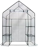 REPLACEMENT SPARE CLEAR PVC COVER ONLY FOR WALK IN GREENHOUSE GARDEN GROW