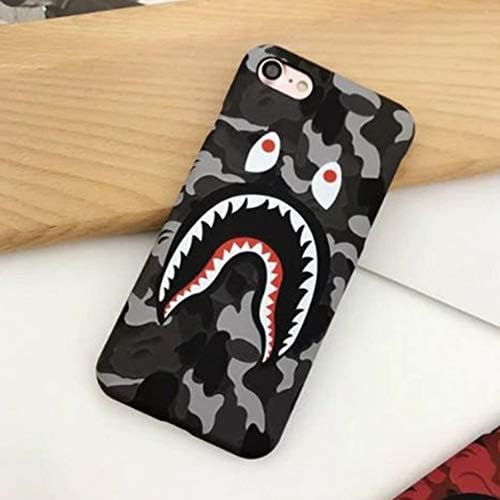 iPhone 7 Plus/ 8 Plus Case, A Bathing Ape (Bape) Slim Protective Premium Hard Case for iPhone 7 Plus/ 8 Plus Case (Gray Bape)