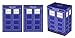 100 DOCTOR WHO Police Tardis Deck Protectors plus DECK BOX Legion Supplies DOUBLE Matte Finish Sleeves 2-Packs - Standard Magic the Gathering Size