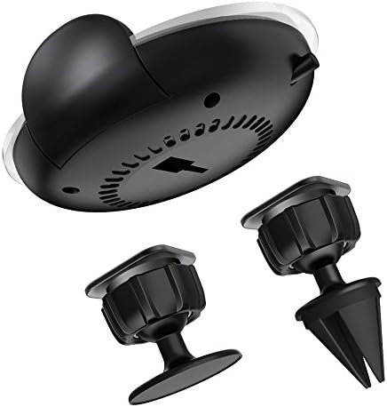 MobilePal Qi Wireless Car Charger with Air-Vent Mount and Sticky Stand - up to 10W