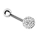 Tragus Earring Stud Ferido Ball Cartilage Earring Stud Barbell 16G Steel (1.2mm)