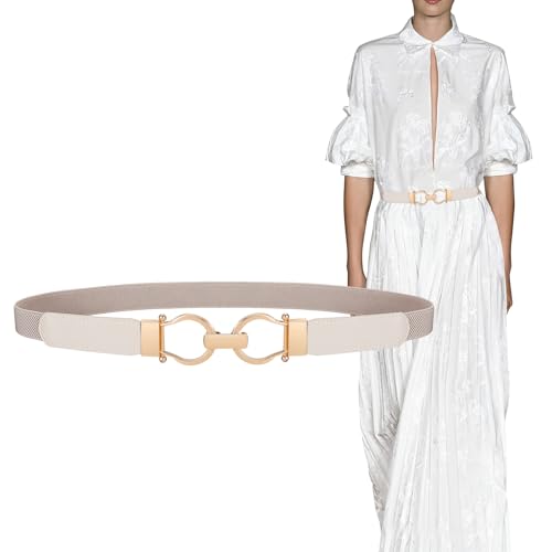 high waist belts for dresses Elastic Women Thin Stretchy Dress Belt Women Skinny Belt Top original brass buckle with