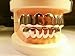 Bywabee Platinum Silver Tone Hip Hop Teeth Grillz Top & Bottom Grill Set …