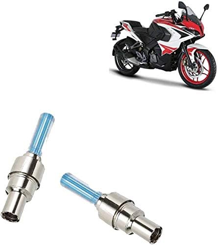 Ak Art Wheel Light Universal Led For Bajaj Pulsar Ns 0 Bike Models Blue Amazon In Car Motorbike