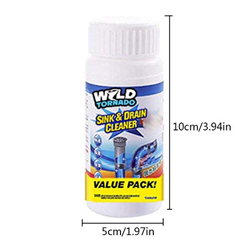 4PACK Powerful Sink and Drain Cleaner, Portable Powder Cleaning Tool Super Clog Remover Chemical Powder Agent for Kitchen Toilet Pipe Dredging - Thumbnail 6