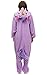 OLadydress Unisex Unicorn Costumes Pyjamas, Adult Women Men Animal Cosplay Onesie Purple Small
