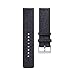 Insaneness for Samsung Galaxy Watch 42mm Woven Fabric Wrist Strap Quick Release Watch Band (Black)