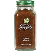 Simply Organic Ground Cloves, Certified Organic | 2.82 oz | Syzygium aromaticum (L.) Merr. & L.M. Perry