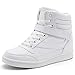 UBFEN Women's Shoes Hidden Wedges 5.5cm Fashion Sneakers Ankle Boots Bootie Platform Heel High Top Casual Sports