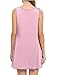 GABREBI Women's Casual Loose T-Shirt Dress Sleeveless Summer Tank Plus Size Swing Dresses