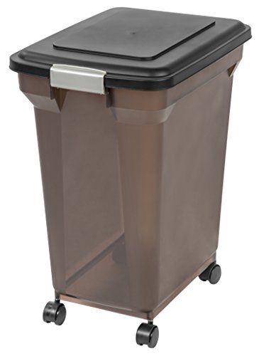  IRIS Premium Airtight Pet Food Storage Container, 42-Pounds,  Smoke - //medicalbooks.filipinodoctors.org