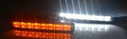 ACURA DAYTIME RUNNING LIGHTS - FUNCTIONAL TURN SIGNAL - WHITE/AMBER BRIGHT! XEON LIGHTS