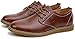 DADAWEN Men's Classic Modern Lace Up Leather Oxford Dress Shoes