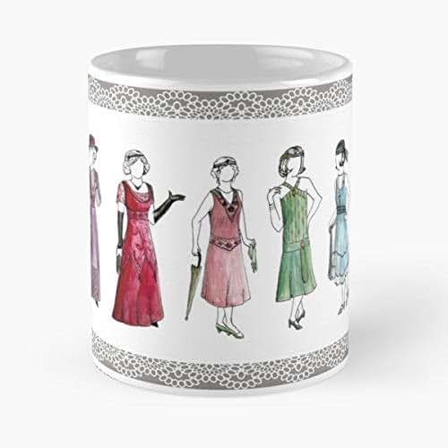 Downton Abbey Fashion Coffee Mugs Ceramic Handmade