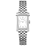 Bulova Diamond White Dial Stainless Steel Ladies Watch 96R186