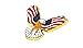 Eagle with USA Flags On Its Wings Patriotic Lapel Hat Pin PPM808