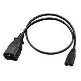 Tekit Standard Molded IEC 320 C14 to C7 Plug AC