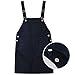 Winfunup Womens Denim Bib Overall Dress Plus Size 16-32W