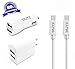 Blitz Element 4-in-1 Universal Micro USB 2.0 Charger Bundle for Samsung Galaxy S6 | S6 Edge+ | S5 Active | Note 5 | Note 4 | S4 Includes: 2 Data Sync Cables, Dual-port Car Charger, 15W Dual-port Power Adapter