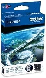 Brother LC985BK Black Ink Cartridge Single Pack Standard Yield Brother Genuine view 2