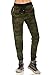My Yuccie Women's Super Soft Comfy Print Jogger Pants with Zipper Side Pockets (S - XL)