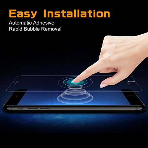 [4 Pack] for iPhone 8 / iPhone 7 Screen Protector, Nearpow [Tempered Glass] Screen Protector with [9H Hardness] [Crystal Clear] [Easy Bubble-Free Installation] [Scratch Resist] - Thumbnail 5