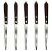Fyess 5 PCS Rosewood Handle Letter Opener Wooden Handle Stainless Steel Blade