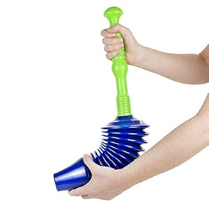 Luigi’s Pömpel Pümpel – zuigbel met dubbele drukkracht voor maximale prestaties – speciaal voor toiletten met zwakke…