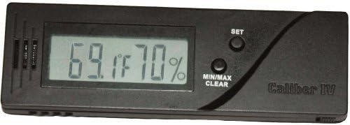 Caliber IV Digital Hygrometer and Thermometer by Western Humidor