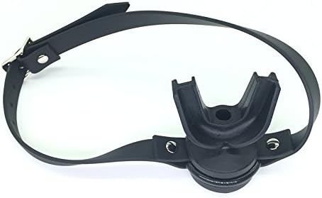 The Bondage Locker Silicone Gum Shield Gag Fetish and Fantasy Mouth Gag, Black - Image 4