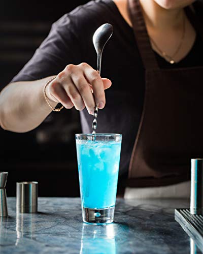 TheBarsentials Cocktailsieb Set Edelstahl Barwerkzeug mit Rührlöffel - Hawthorne Sieb, Julep Sieb, feinmaschiges Sieb… – Bild 6