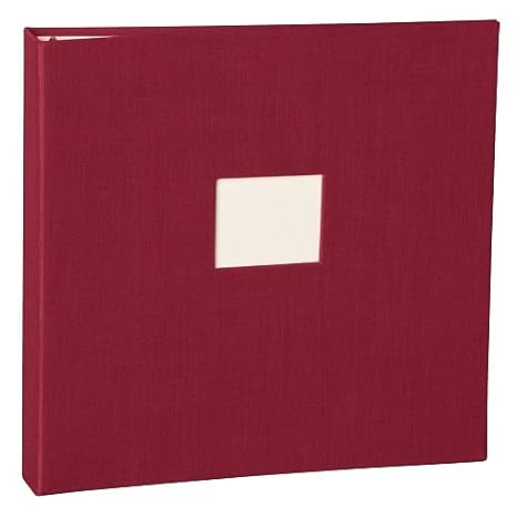 Semikolon (353346) Foto- & Gästebuch 17-Ring burgundy (dunkel-rot) | Foto-Album o. Gästebuch | Fotokarton nicht enthalten