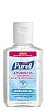 PURELL Advanced Hand Sanitizer, Refreshing Gel, 2 fl oz Portable, Travel sized Flip Cap Bottles (Pack of 24) - 9650-24-CMR