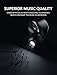 KESIEME Open Ear Wireless Headphones,Bluetooth 5.4 Open Ear Earbuds,Built-in Mic,50H Playtime,LED Display Charging Case,Sport Waterproof Design for Running Fitness