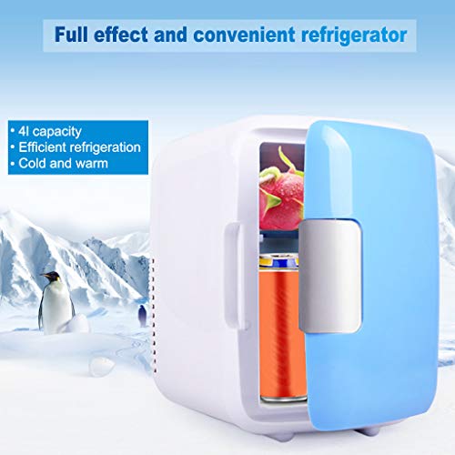 Mini Fridge 4 Liter,Car Fridge Portable Freezer Car DualPurpose 12V