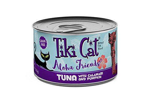 Tiki Cat Aloha Friends - 5.5 oz. can 8 TR - Tuna Calamari Pumpkin, 1 Pack, One Size