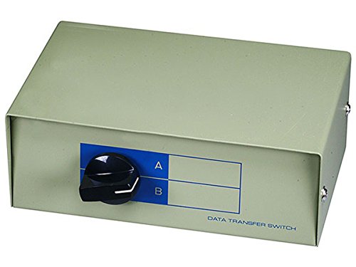 PTC Premium VGA/SVGA 2-Port Data Switch - 1 Computer to 2 Monitors or 2 Computers to 1 Monitor