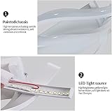 Comely Modern LED Wall Light 22W Warm White 3000K Indoor Sconce 32.5cm view 5