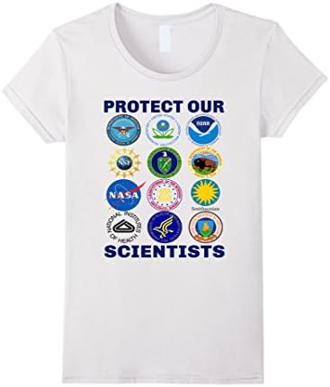Women's Protect Our Scientists Pro-Science Pro-Climate Change Resist Large White