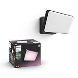 Philips Hue Discover Outdoor White & Color Ambiance Smart Floodlight (Hue Hub Required, Smart Light Works with Alexa, Apple Homekit and Google Assistant)