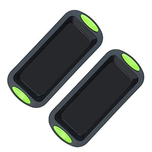 Silicone Bread and Loaf Pans, Set of 2 Bread Pans for Baking, Nonstick Premium Food Grade Silicone Baking Pans Set…