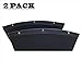 Car Pocket Organizer Fills the Gap Between the Seats,Console Side Pocket,Car Organizer,Car Seat Catcher- Pack of 2(Black)