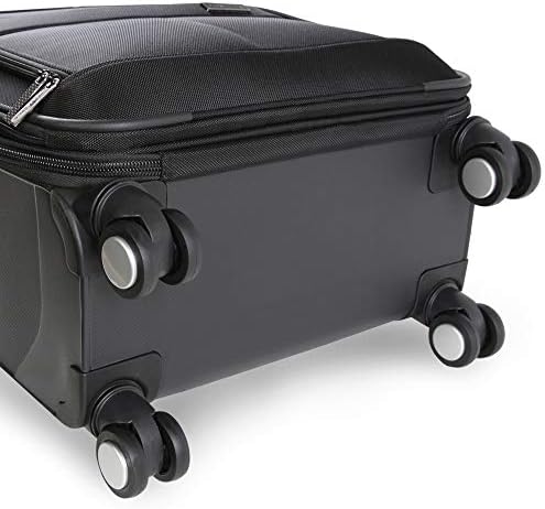 Perry Ellis 8-Wheel Spinner Mobile Office, Black, One Size 8 Perry Ellis 8-Wheel Spinner Mobile Office, Black, One Size